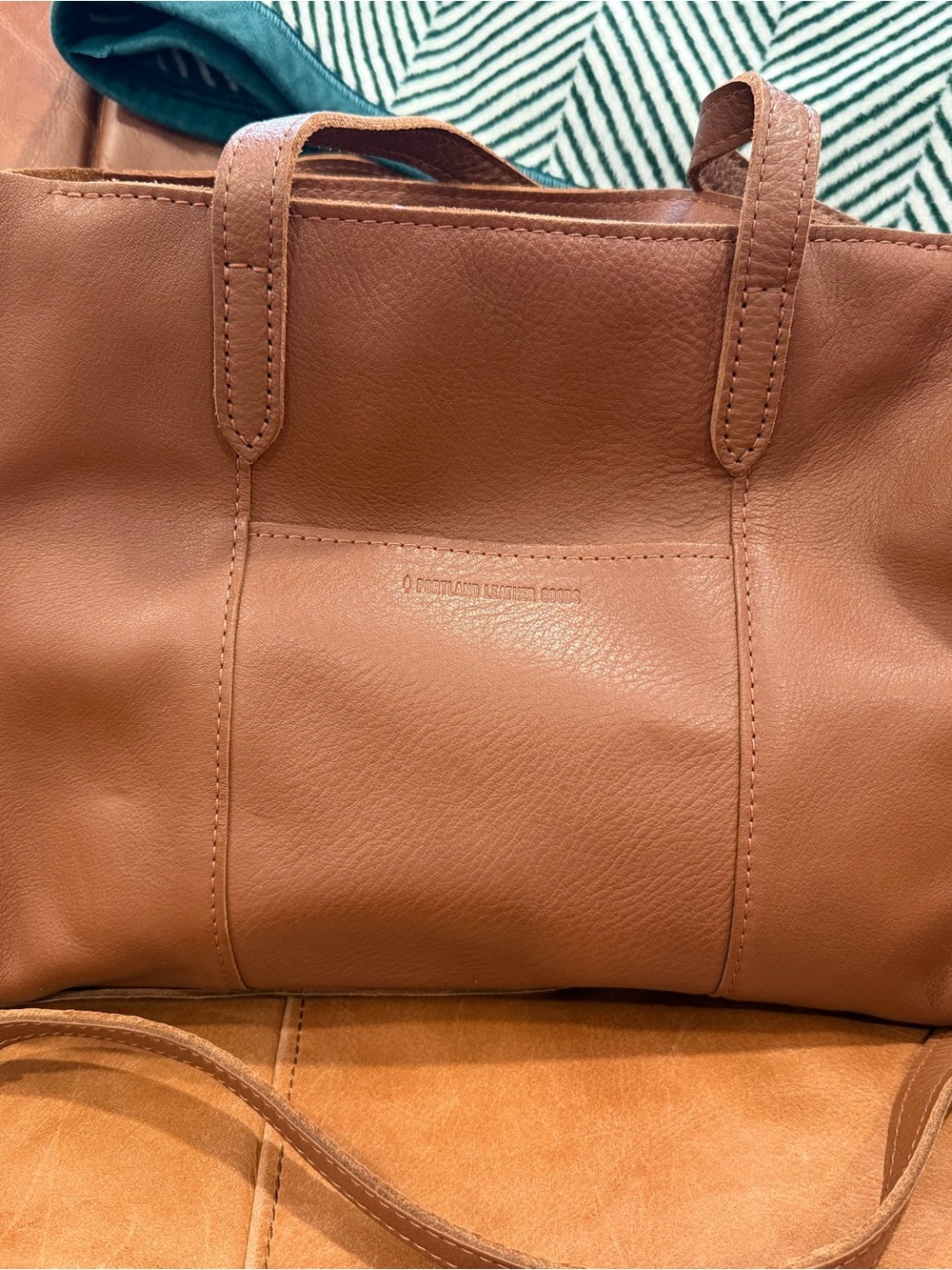 Portland Leather East/West Lg Lola in Mondelo Brandy